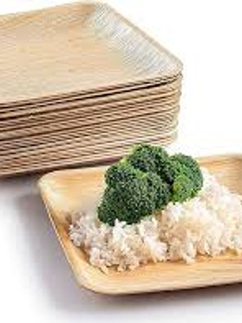 Areca leaf plates and bowls
