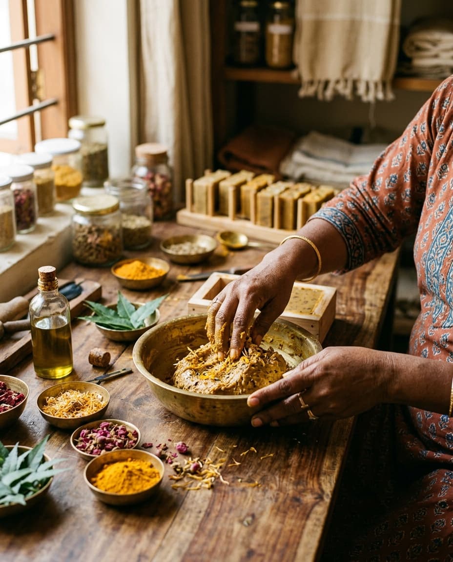 Sharda crafting handmade natural soap