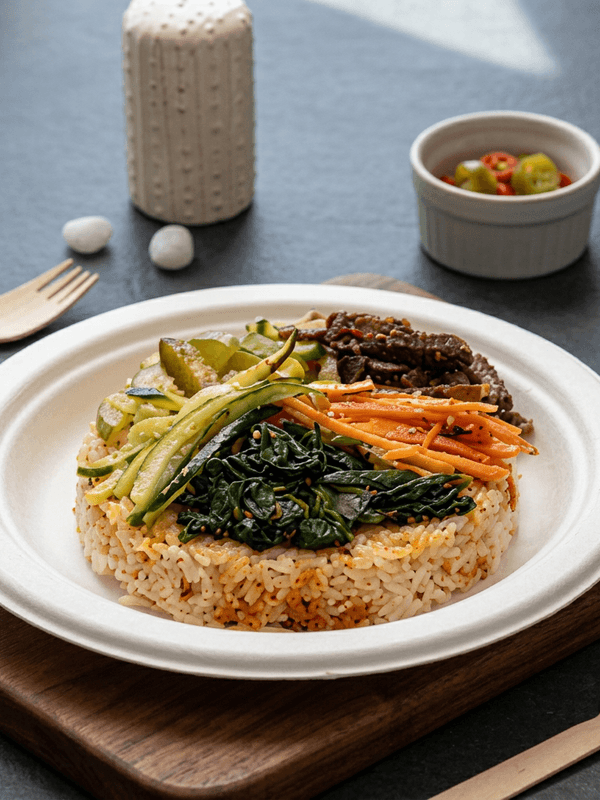 Bagasse Round Plate — 7 Inch — photo 1