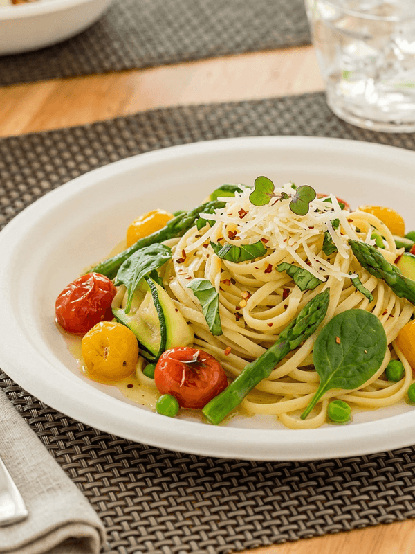 Bagasse Round Plate — 9 Inch — photo 1